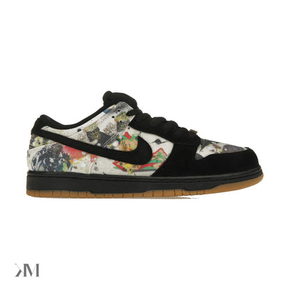 Nike SB Dunk Low Supreme Rammellzee, side profile