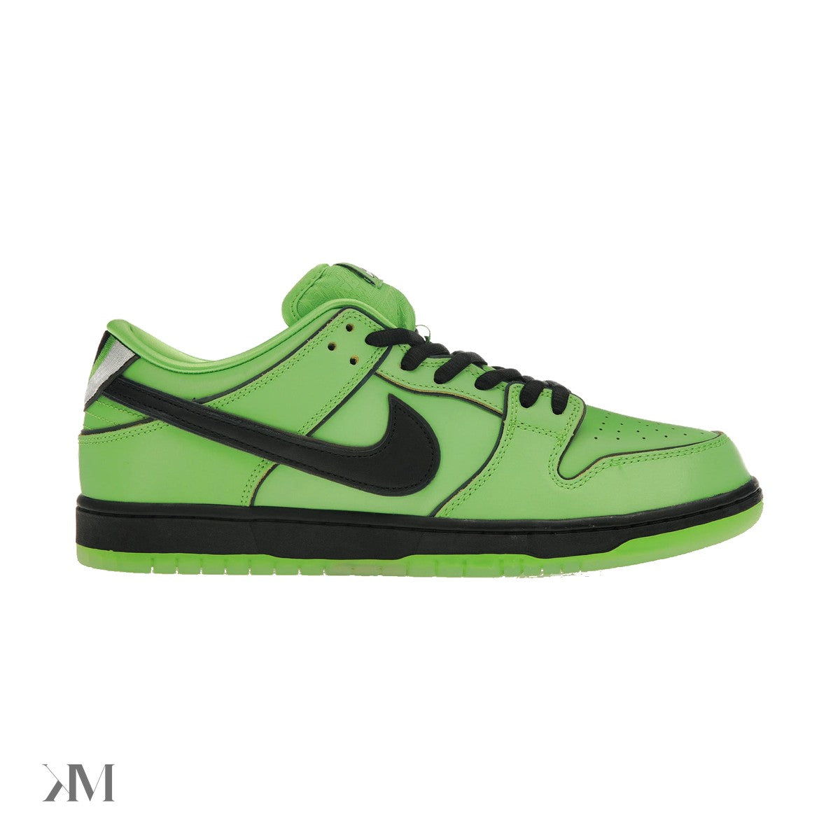 Nike SB Dunk Low The Powerpuff Girls Buttercup, side profile