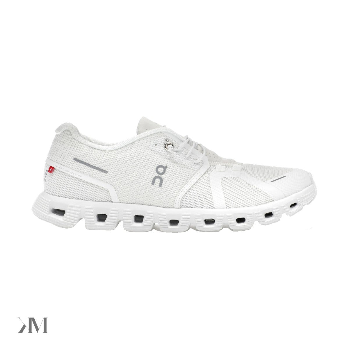On Running Cloud 5 All White Women's, back