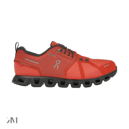 On Running Cloud 5 Waterproof Flame, side profile