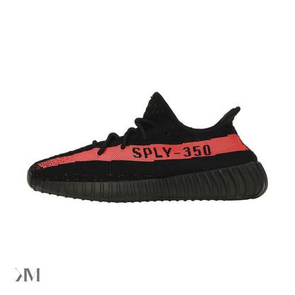 Adidas Yeezy Boost 350 V2 Core Black Red, side profile