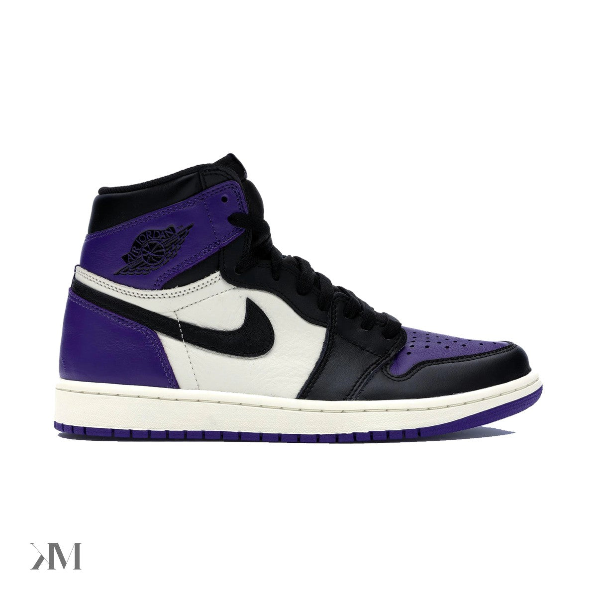 Air Jordan 1 Retro High Court Purple, side profile