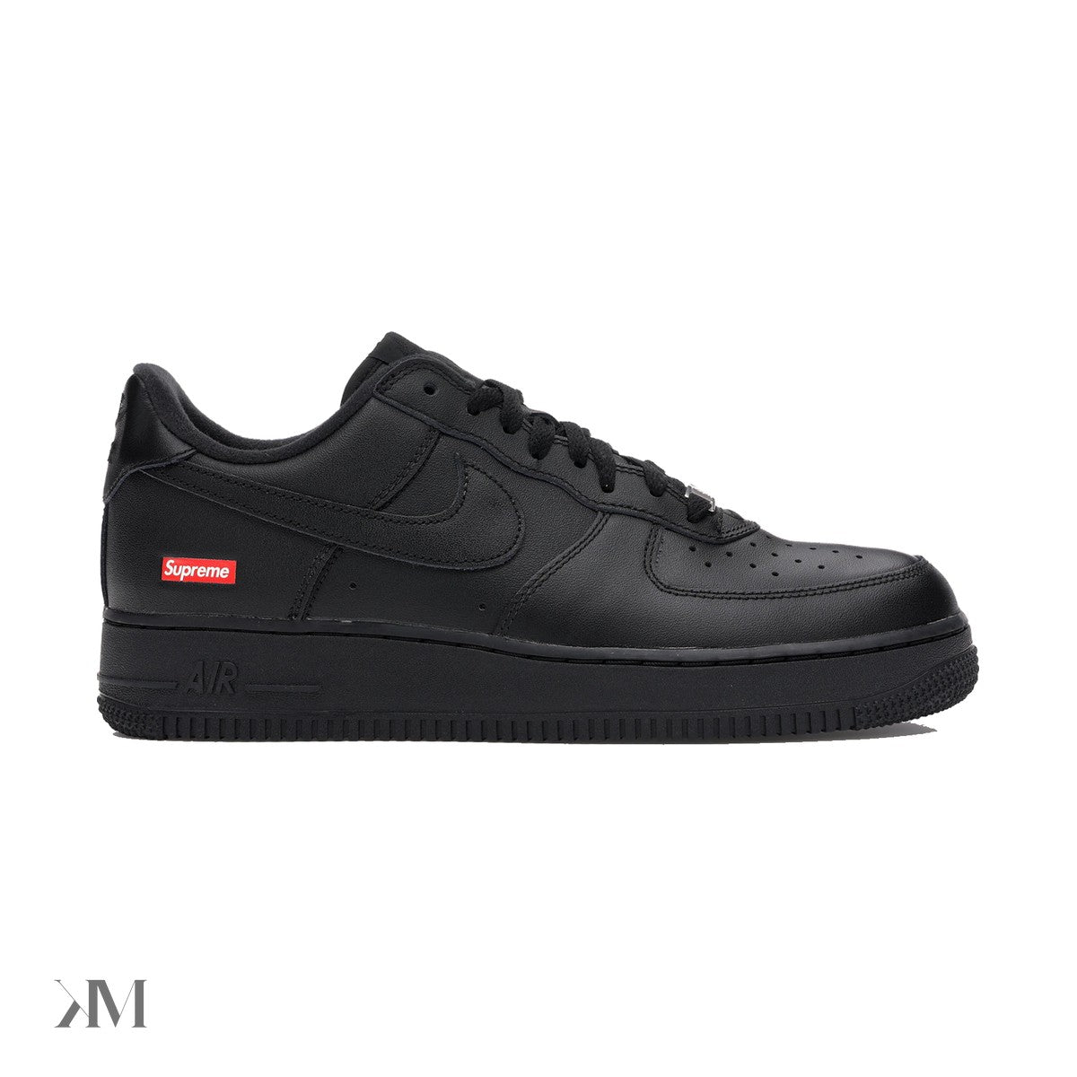 nike air force 1 low supreme black