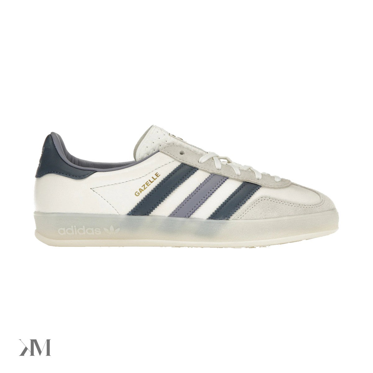 Adidas Gazelle Indoor White Preloved Ink, side profile