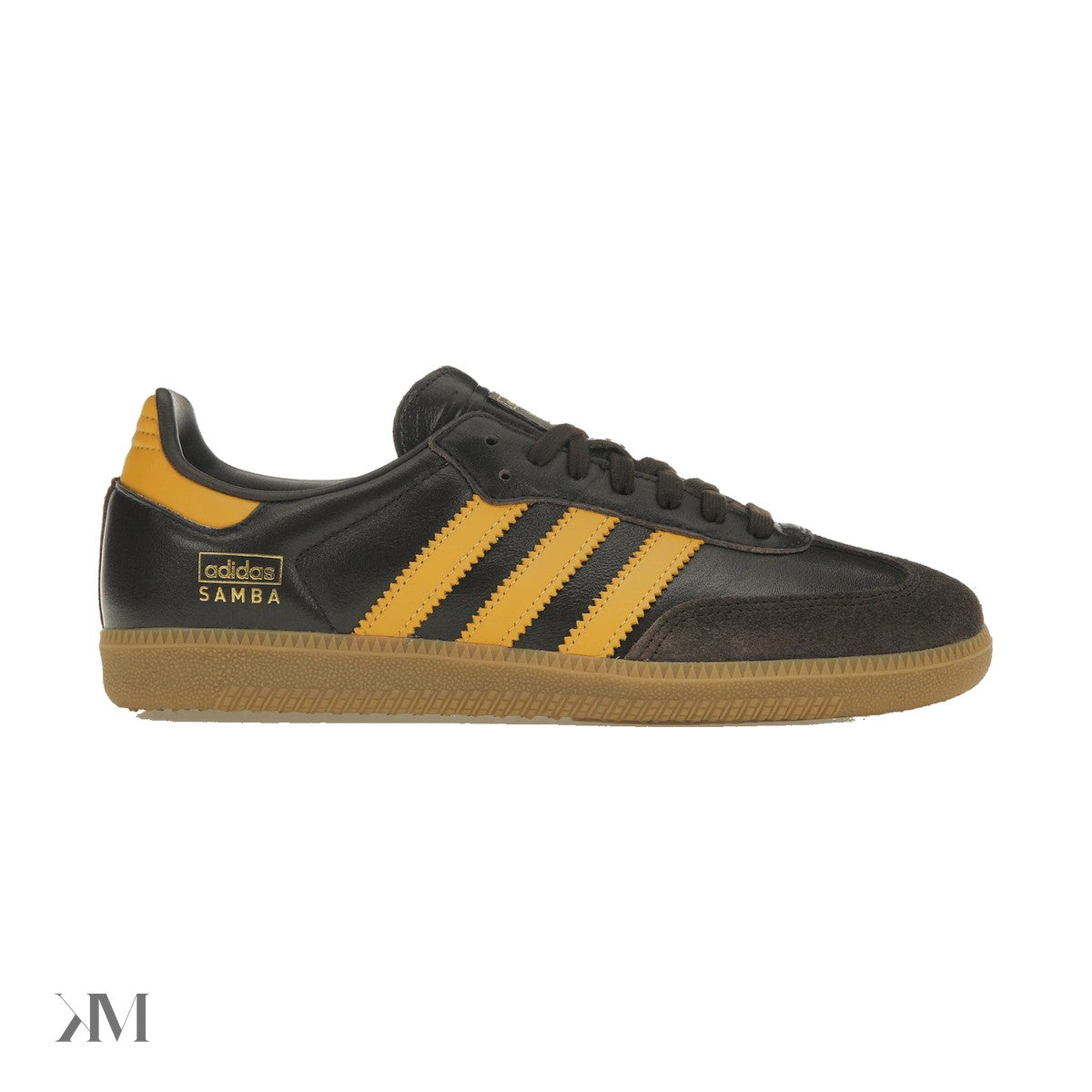 Adidas Samba Og Dark Brown Preloved Yellow