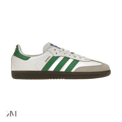 Adidas Samba OG Footwear White Green, side profile