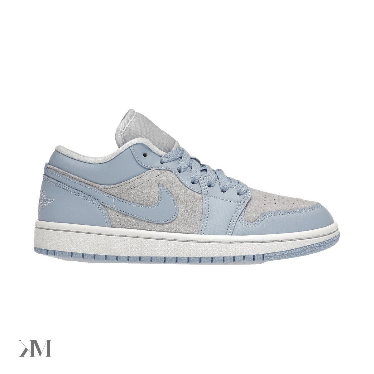 Jordan 1 Low Football Grey Aluminum (Women'S)