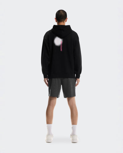 On Club Hoodie Smash Black | Orchid