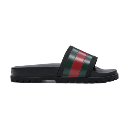 Gucci Web Slide Sandal Black