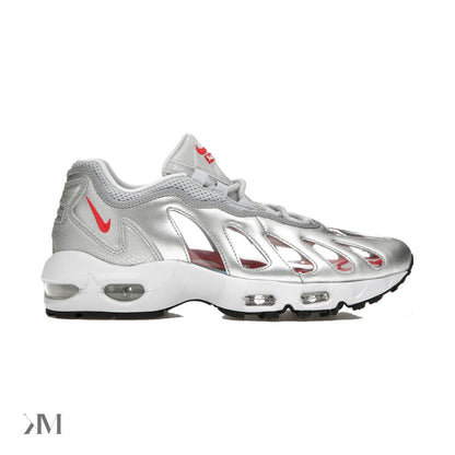 Nike Air Max 96 Supreme Silver Bullet, side profile