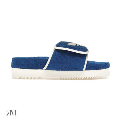 Adidas X Gucci Gg Platform Sandal Blue