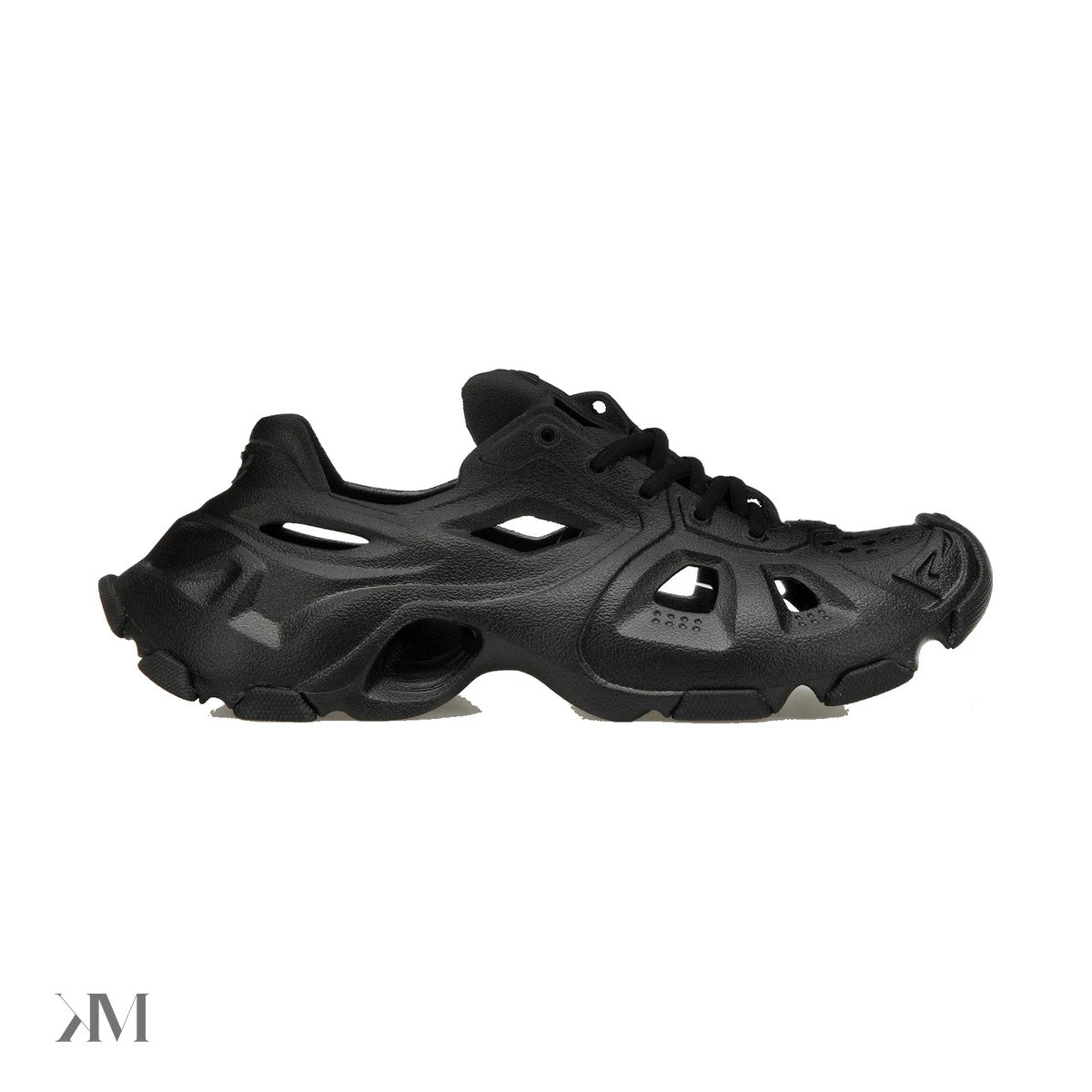 Balenciaga HD Lace Up Black, side profile