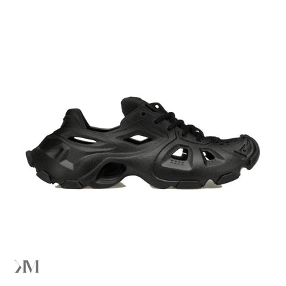 Balenciaga HD Lace Up Black, side profile