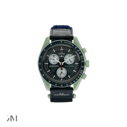 Swatch x Omega Bioceramic MoonSwatch Mission to Earth, dial
