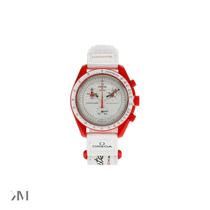 Swatch x Omega Bioceramic MoonSwatch Mission To Mars, dial