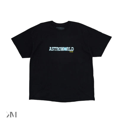 Travis Scott Astroworld Tour Tee Black, front