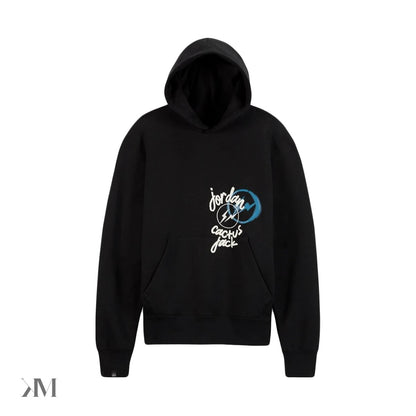 Travis Scott x Jordan x Fragment Hoodie Black, front