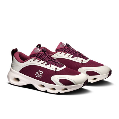 On Cloudsolo Loewe Burgundy Eggshell