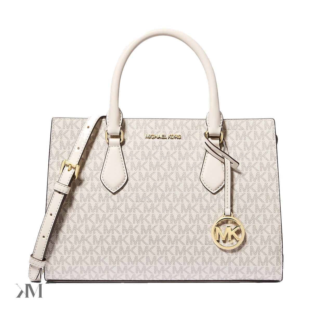 Sheila Medium Logo Satchel Lt Crm Multi Lt Crm Multi