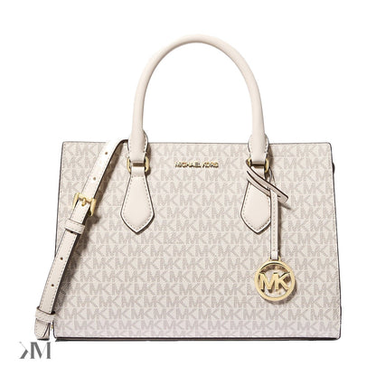 Sheila Medium Logo Satchel Lt Crm Multi Lt Crm Multi