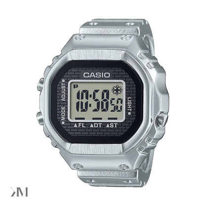 Casio 50th Anniversary Ring Watch in stainless steel with digital display