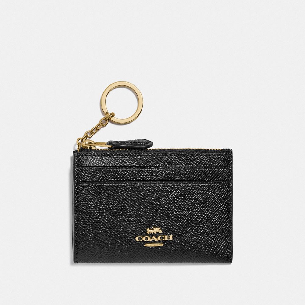 Coach Mini Skinny ID Case Gold/Black