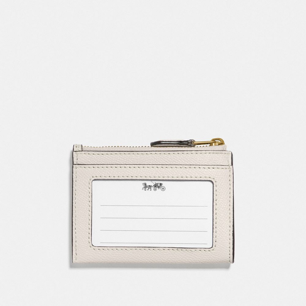 Coach Mini Skinny Id Case Gold Chalk