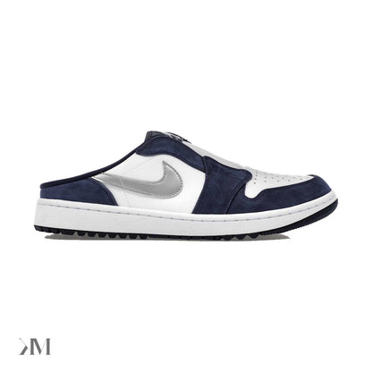 Jordan 1 Mule Golf Midnight Navy, side profile