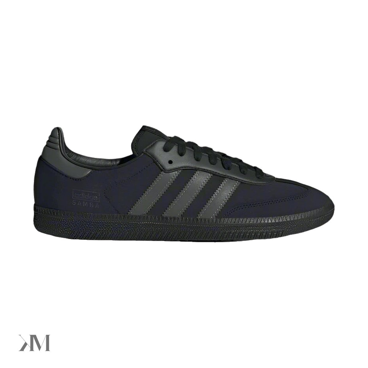 Adidas Samba OG Core Black Reflective, side profile
