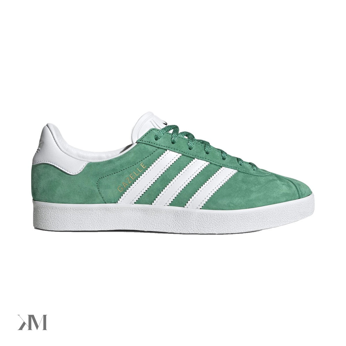 Adidas Gazelle 85 Semi Court Green, side profile