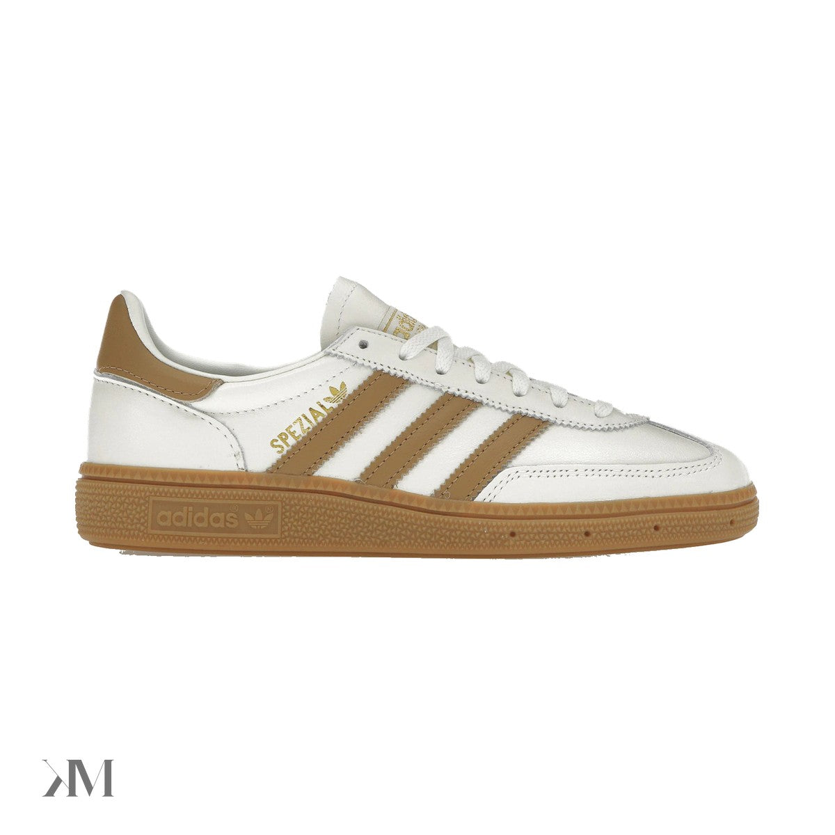 Adidas Handball Spezial Off White Gum Women's, side profile