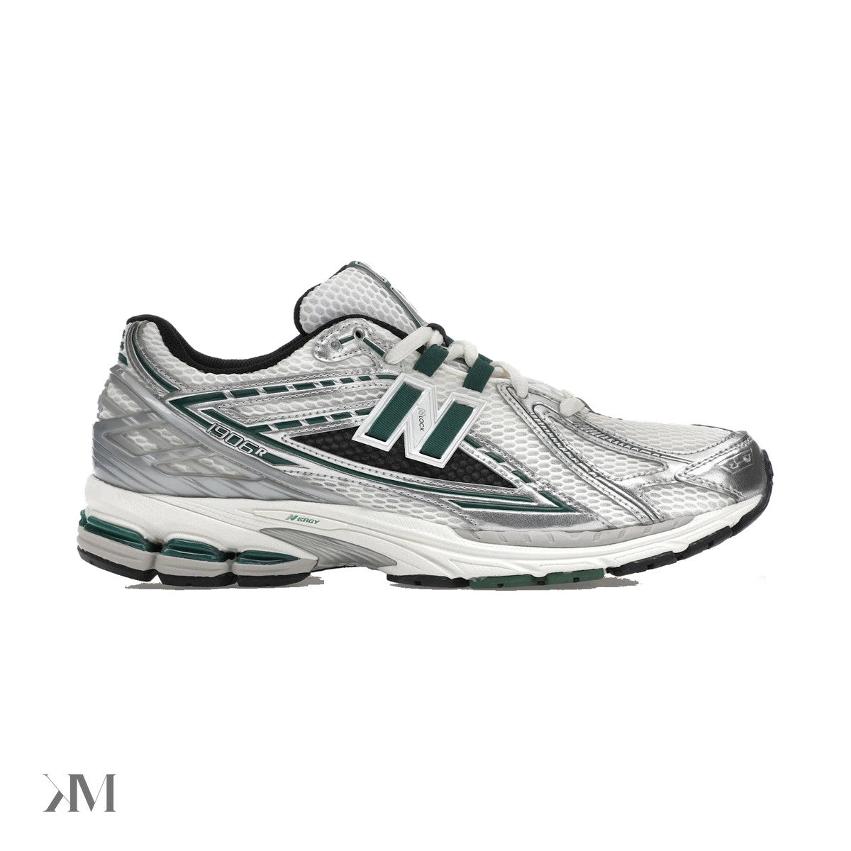 New Balance 1906R Silver Metallic Nightwatch Green