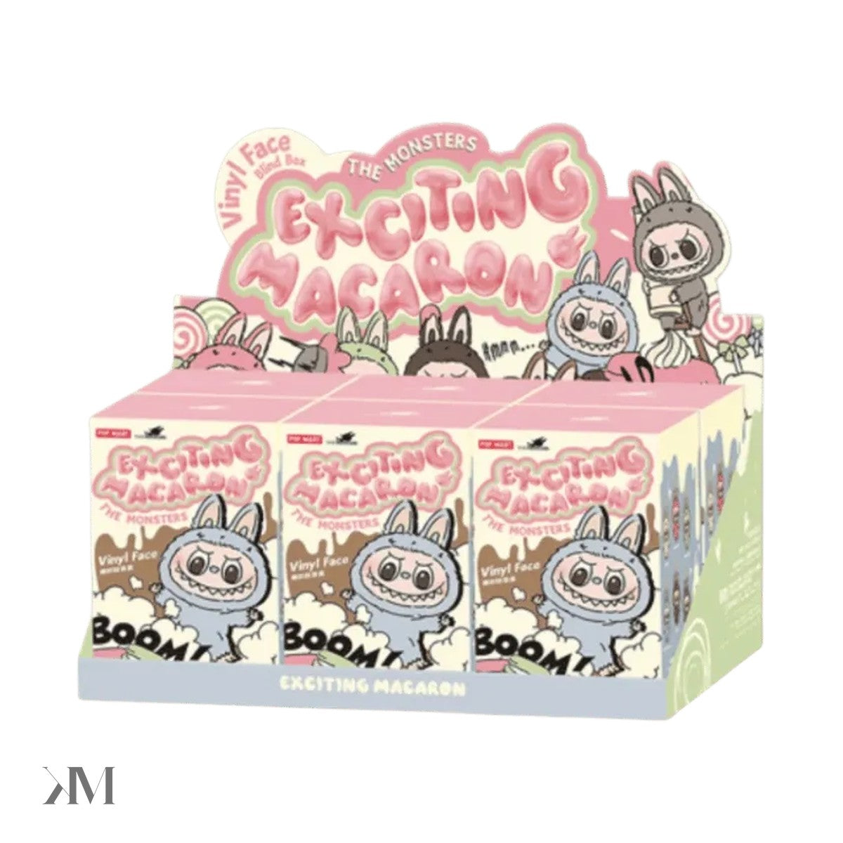 Pop Mart Labubu The Monsters Tasty Macarons Vinyl Face Sealed Case (6 Blind Boxes) Pack of 6