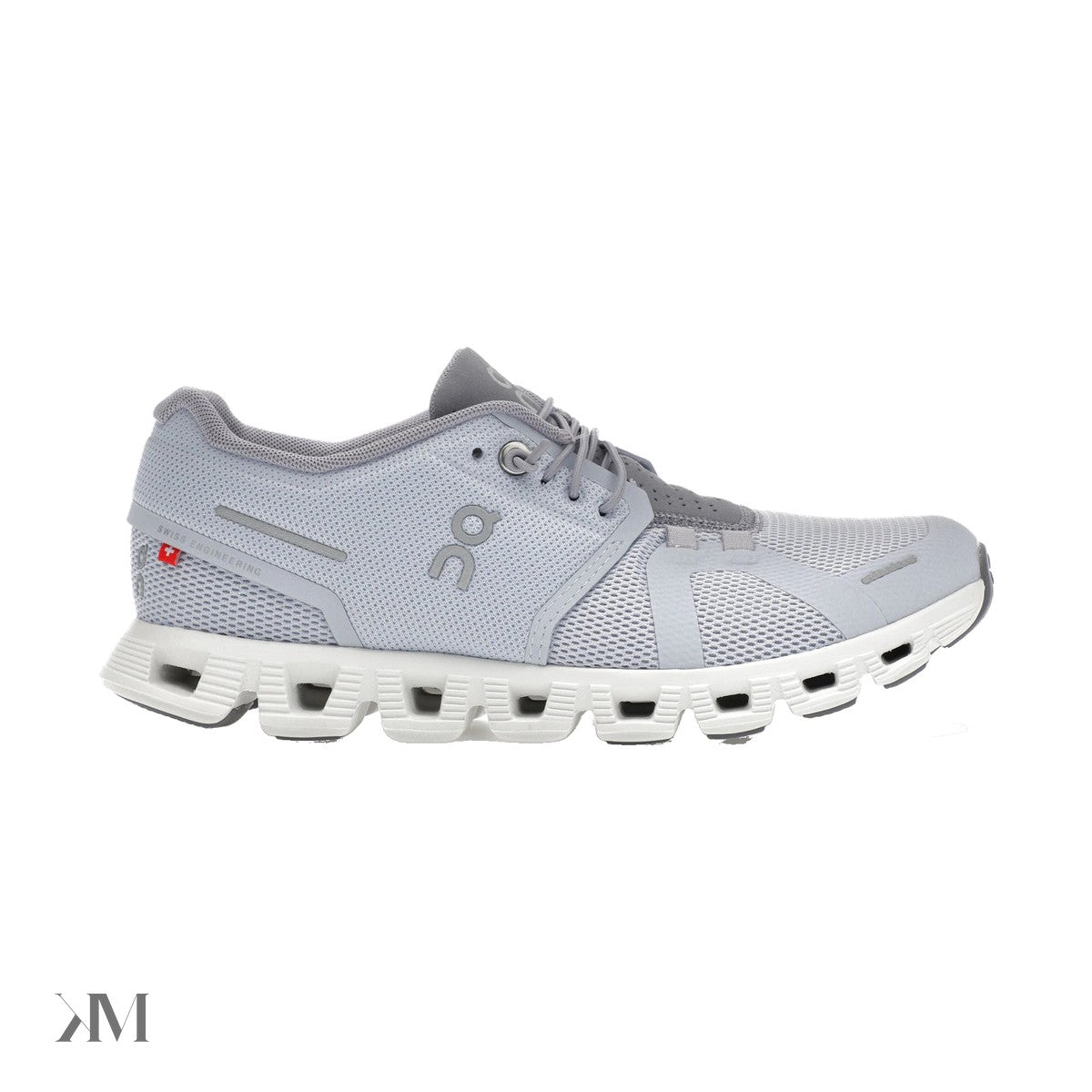 On Cloud 5 Heather Fossil Women's, side profile