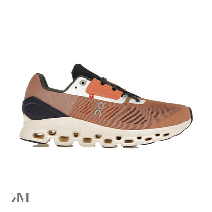 On Running Cloudstratus Cork Fawn Women's, side profile