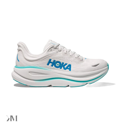 Hoka One One Bondi 9 White Hoka Blue