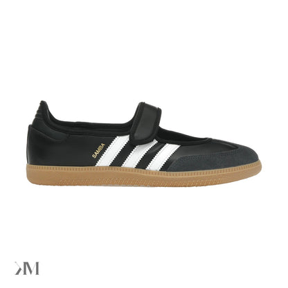 Adidas Samba Jane Women's Black White Gum, side profile
