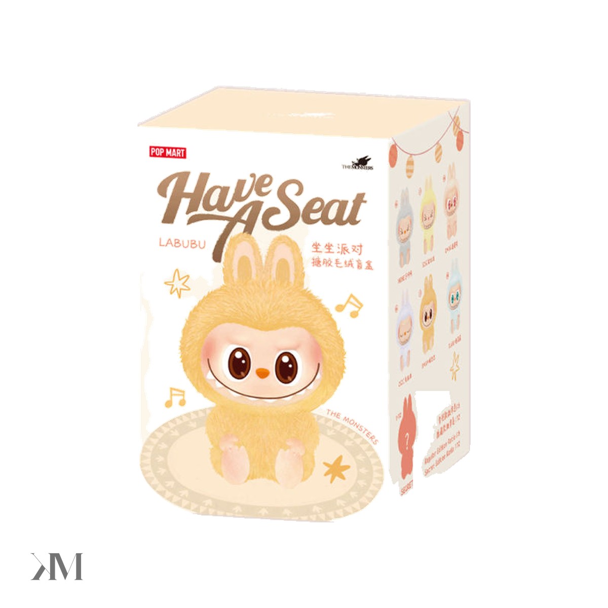 Labubu The Monsters Have a Seat Vinyl Plush Blind Box, front