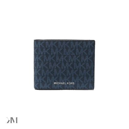 Cooper Logo Billfold Wallet With Passcase Admrl-Plblue Admrl-Plblue