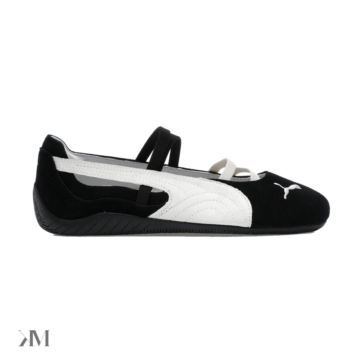 Puma Speedcat Ballet Black White Women's, side profile
