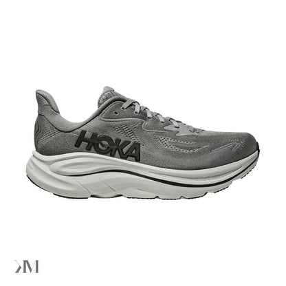 Hoka Clifton 10 Galactic Grey Asteroid, side profile