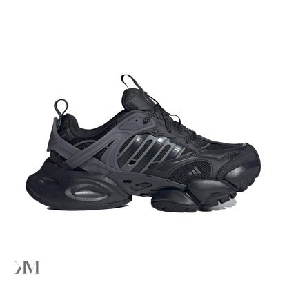 adidas XLG Runner Deluxe Black Grey, side profile