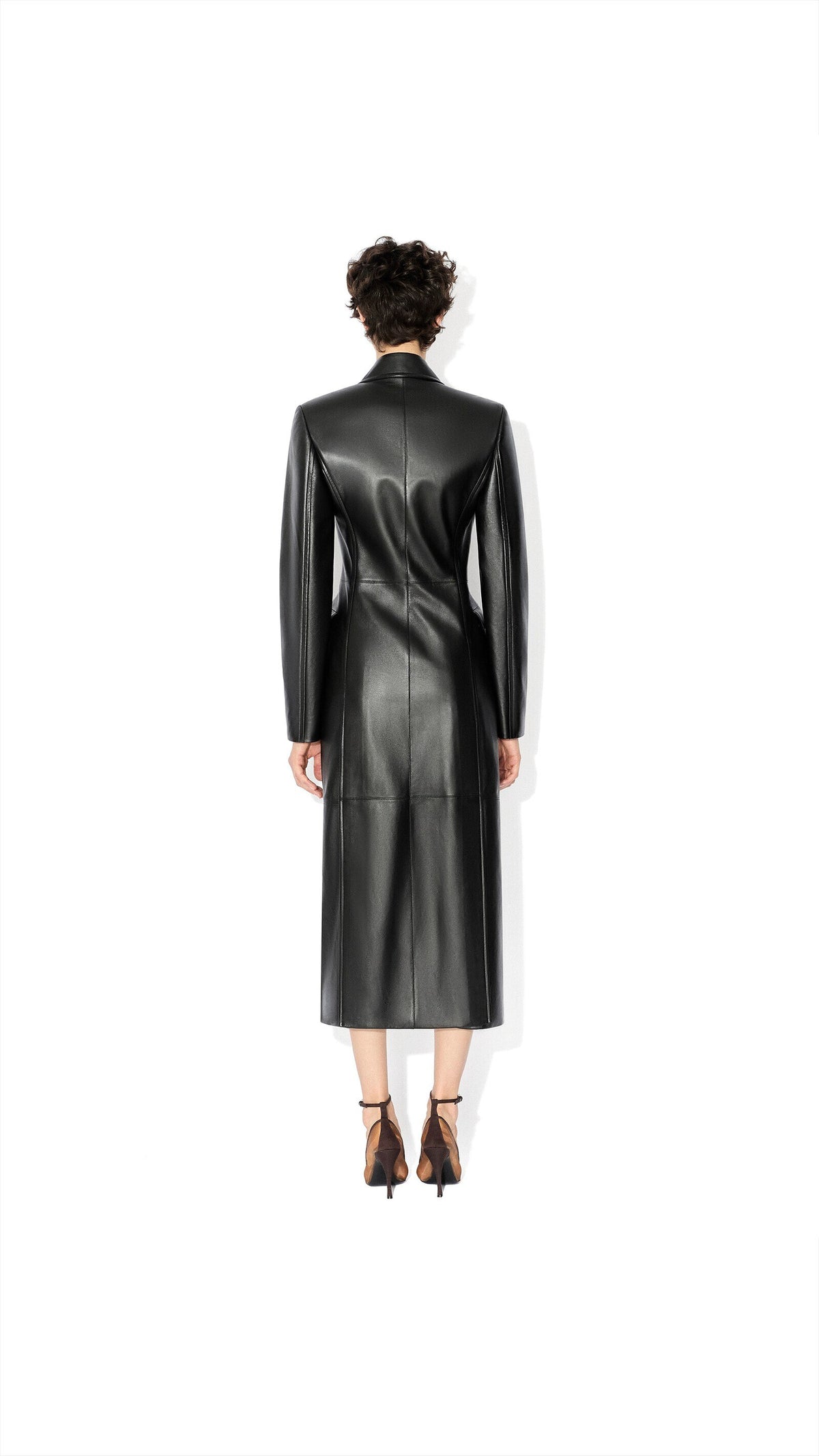 Alaïa Soft Lambskin Tailored Coat