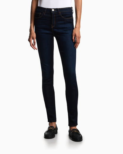 Emporio Armani J20 high-waisted super-skinny leg jeans in viscose denim