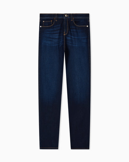 Emporio Armani J20 high-waisted super-skinny leg jeans in viscose denim