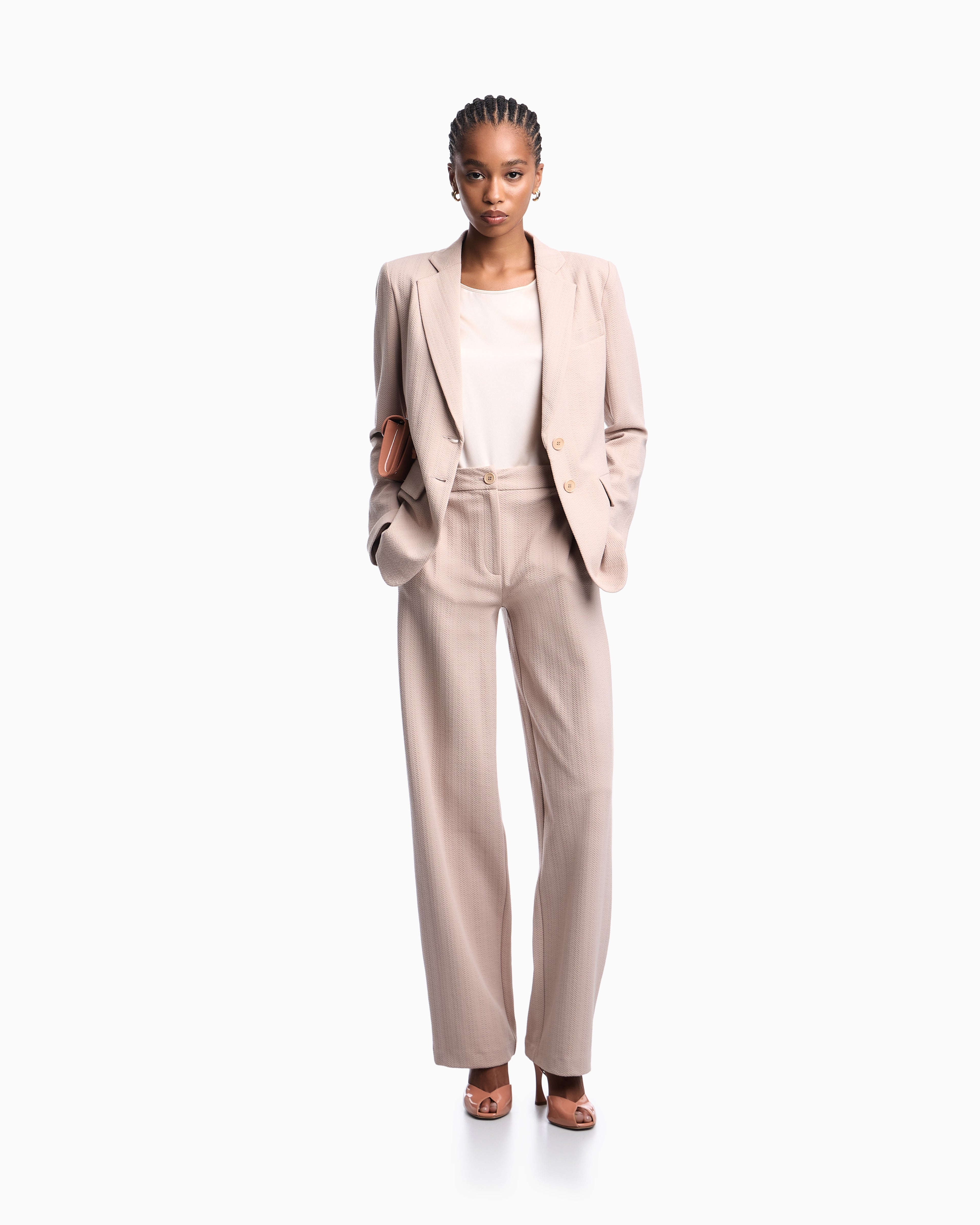 Emporio Armani Satin blouse in a silk blend with short sleeves Essential