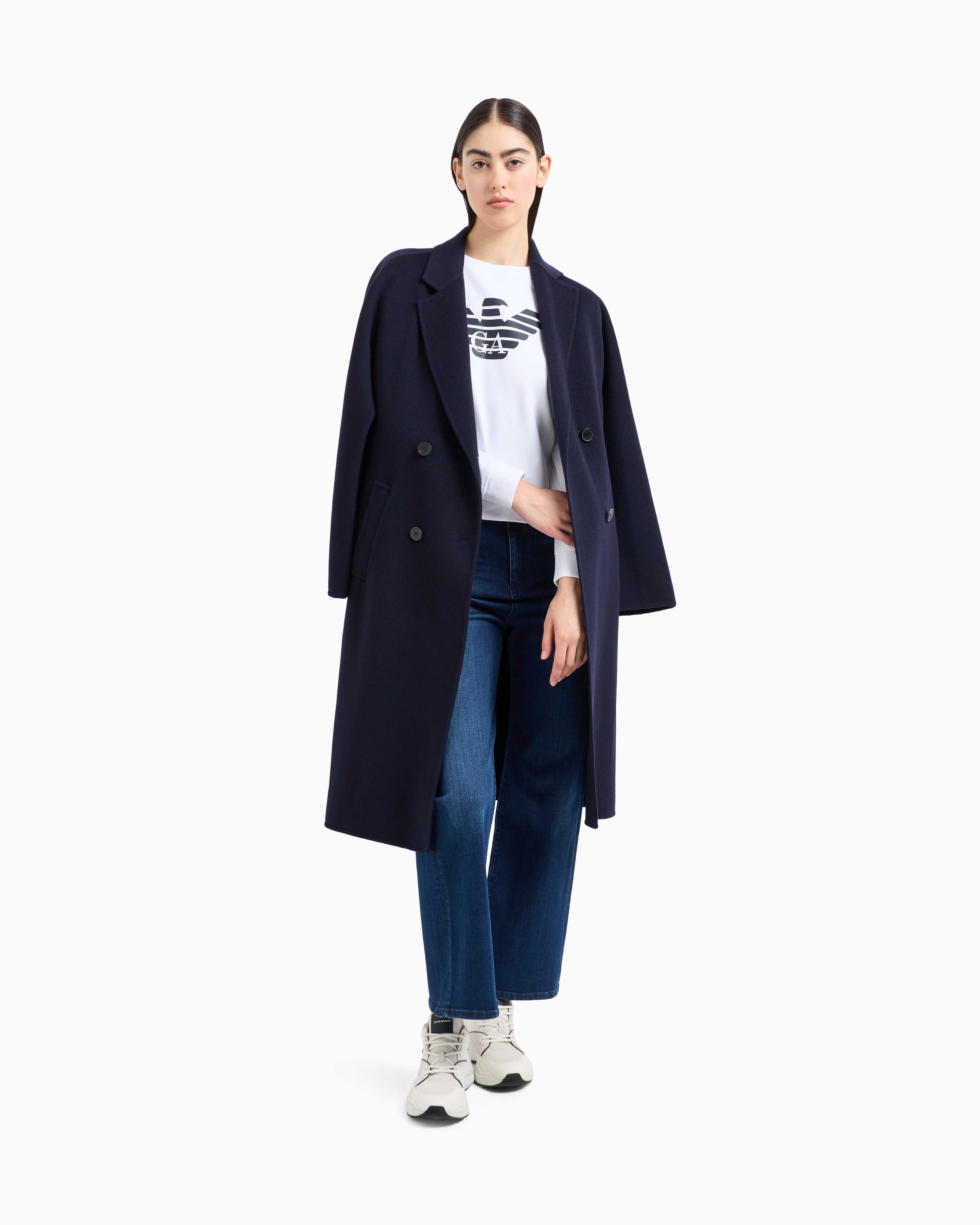 Emporio Armani ASV organic jersey sweatshirt with logo