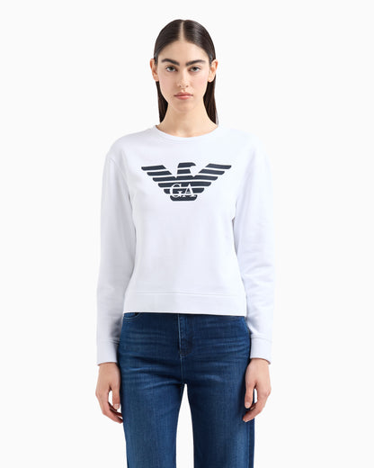 Emporio Armani ASV organic jersey sweatshirt with logo