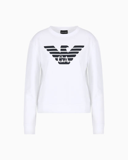 Emporio Armani ASV organic jersey sweatshirt with logo