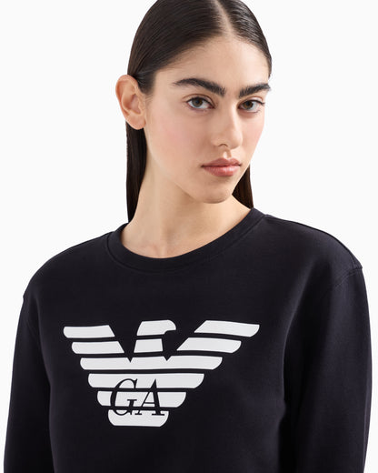 Emporio Armani ASV organic jersey sweatshirt with logo